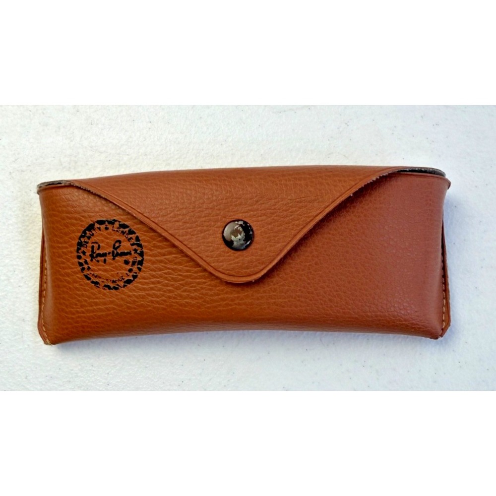 Vintage Ray-Ban Bausch & Lomb Leather Sunglasses Tan Made In USA CASE ONLY